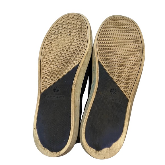 Rothy’s classic sneaker black size 10 good condition comfort classic washable - Picture 7 of 8